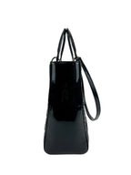 Christian Dior Black Patent Large Lady Dior