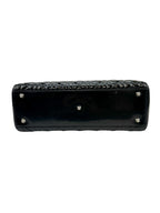Christian Dior Black Patent Large Lady Dior