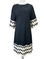 Chanel Black Wool Dress Size 42