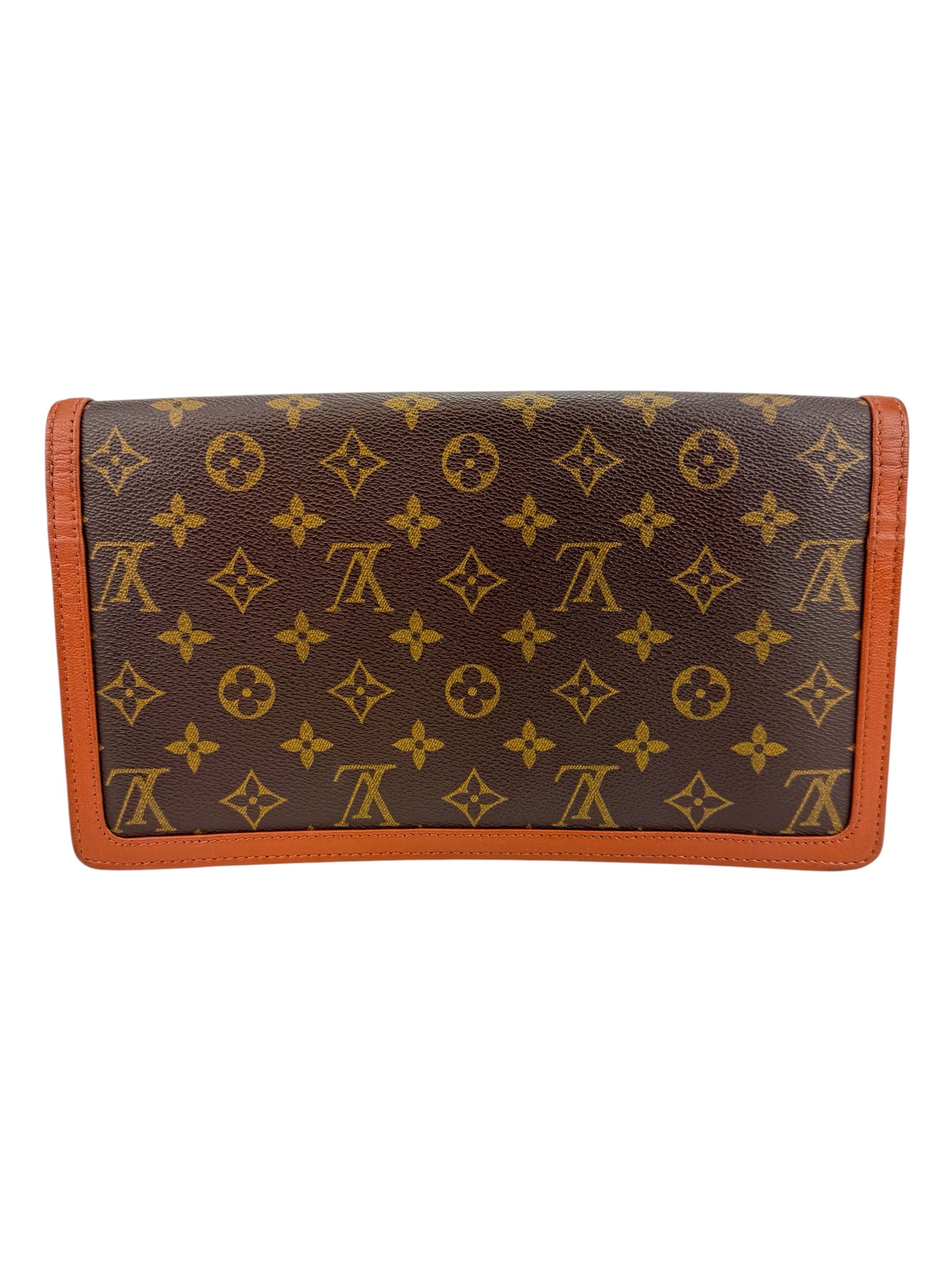 Louis Vuitton Vintage Monogram Dame Clutch GM