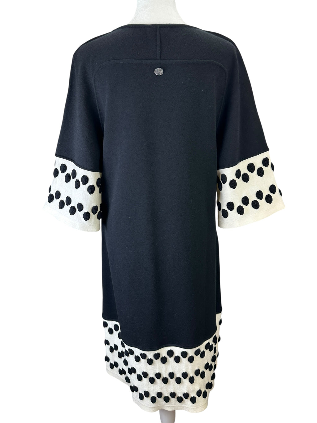 Chanel Black Wool Dress Size 42