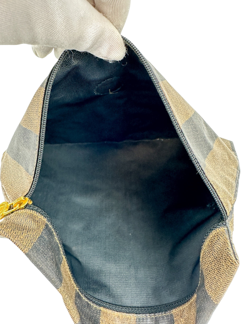 Fendi Pequin Zipper Pouch