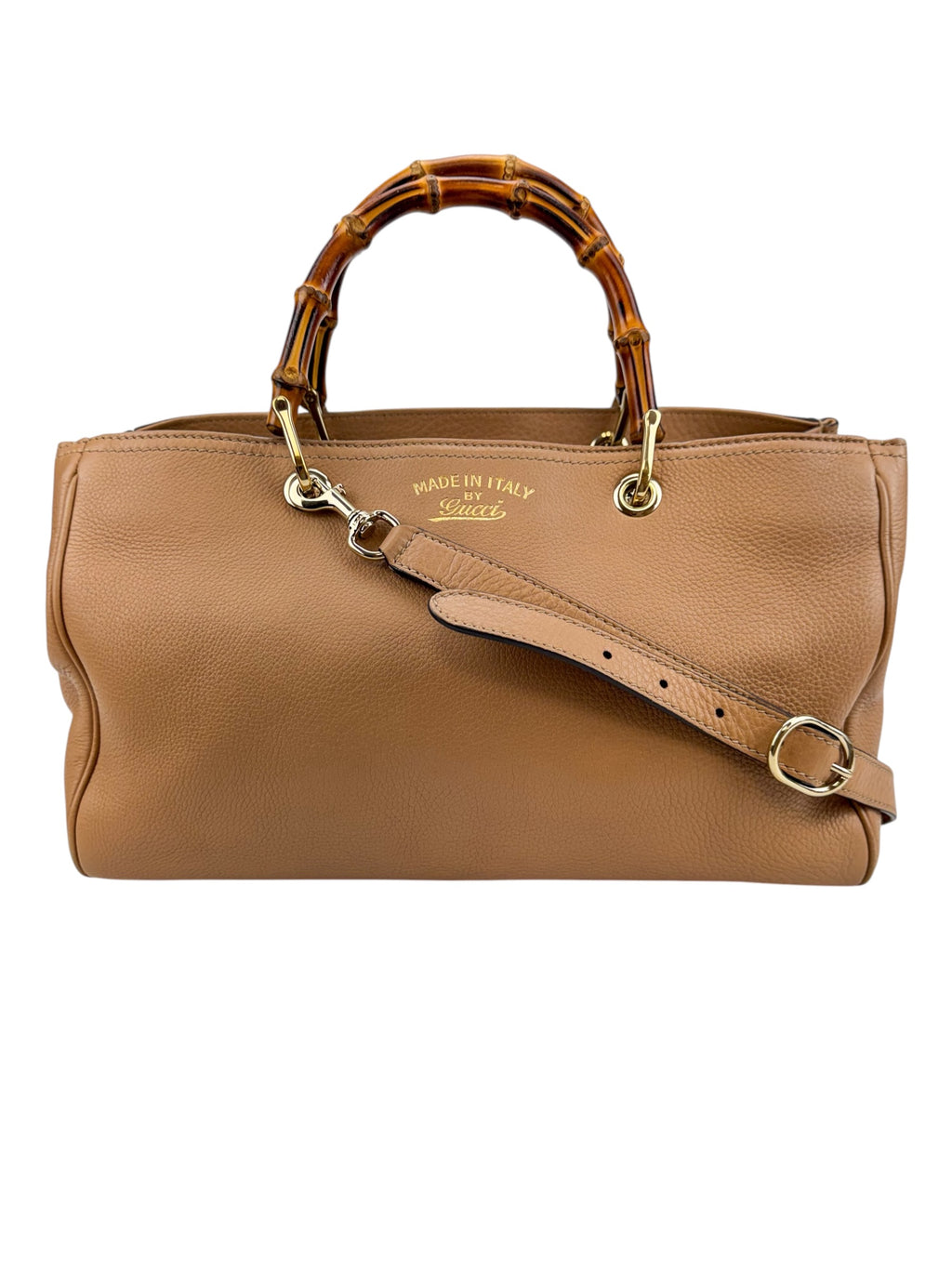 Gucci Beige Medium Bamboo Shopper Tote
