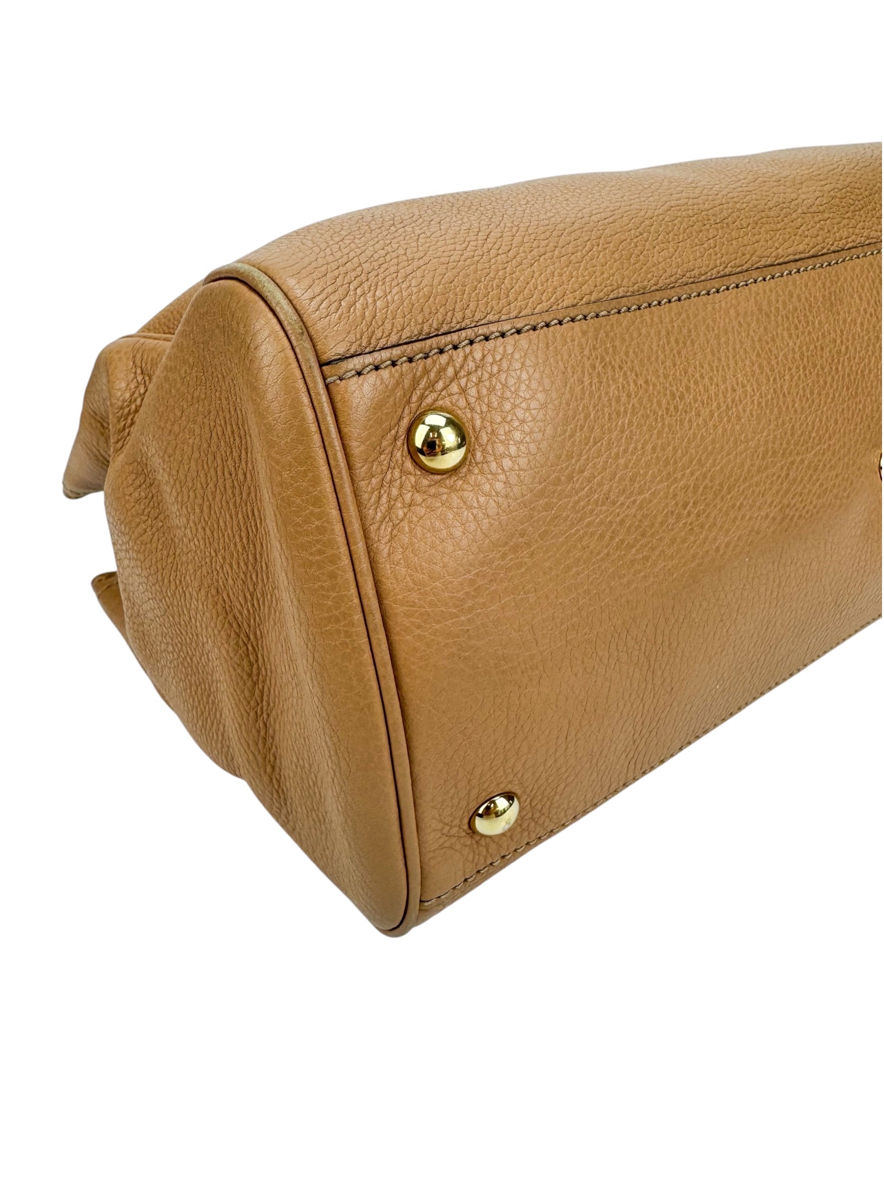 Gucci Beige Medium Bamboo Shopper Tote