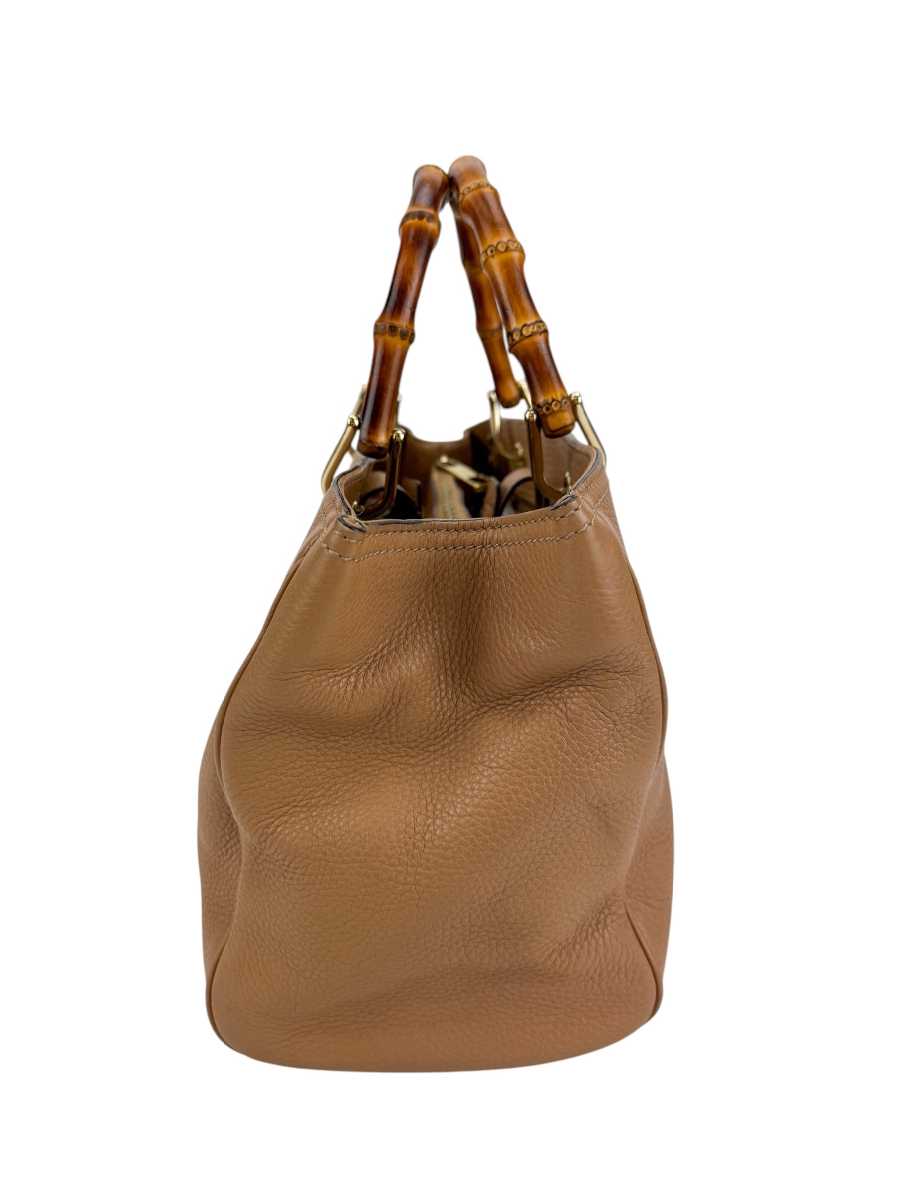 Gucci Beige Medium Bamboo Shopper Tote