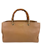 Gucci Beige Medium Bamboo Shopper Tote