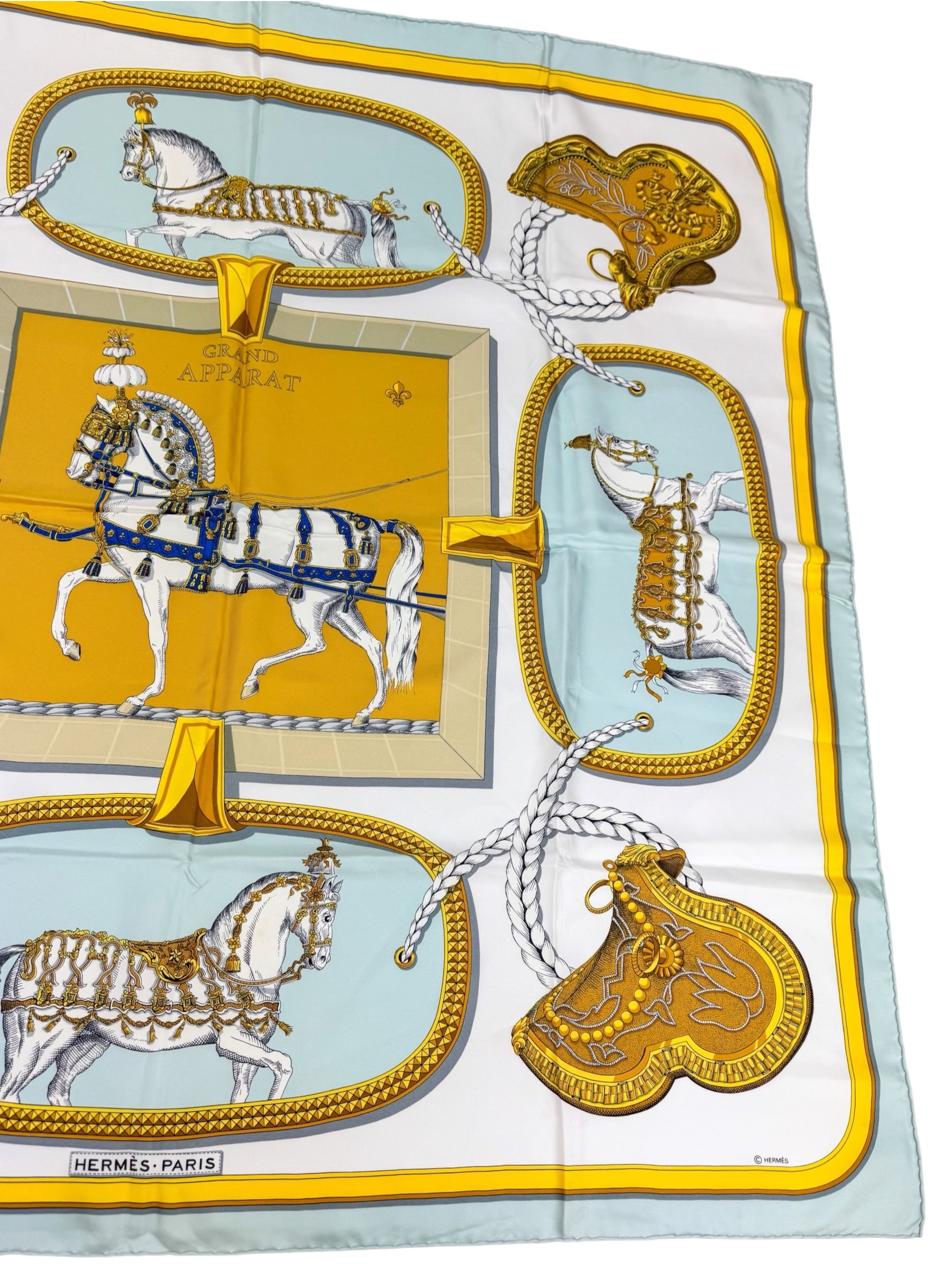 Hermès Grand Apparat Silk Scarf 90