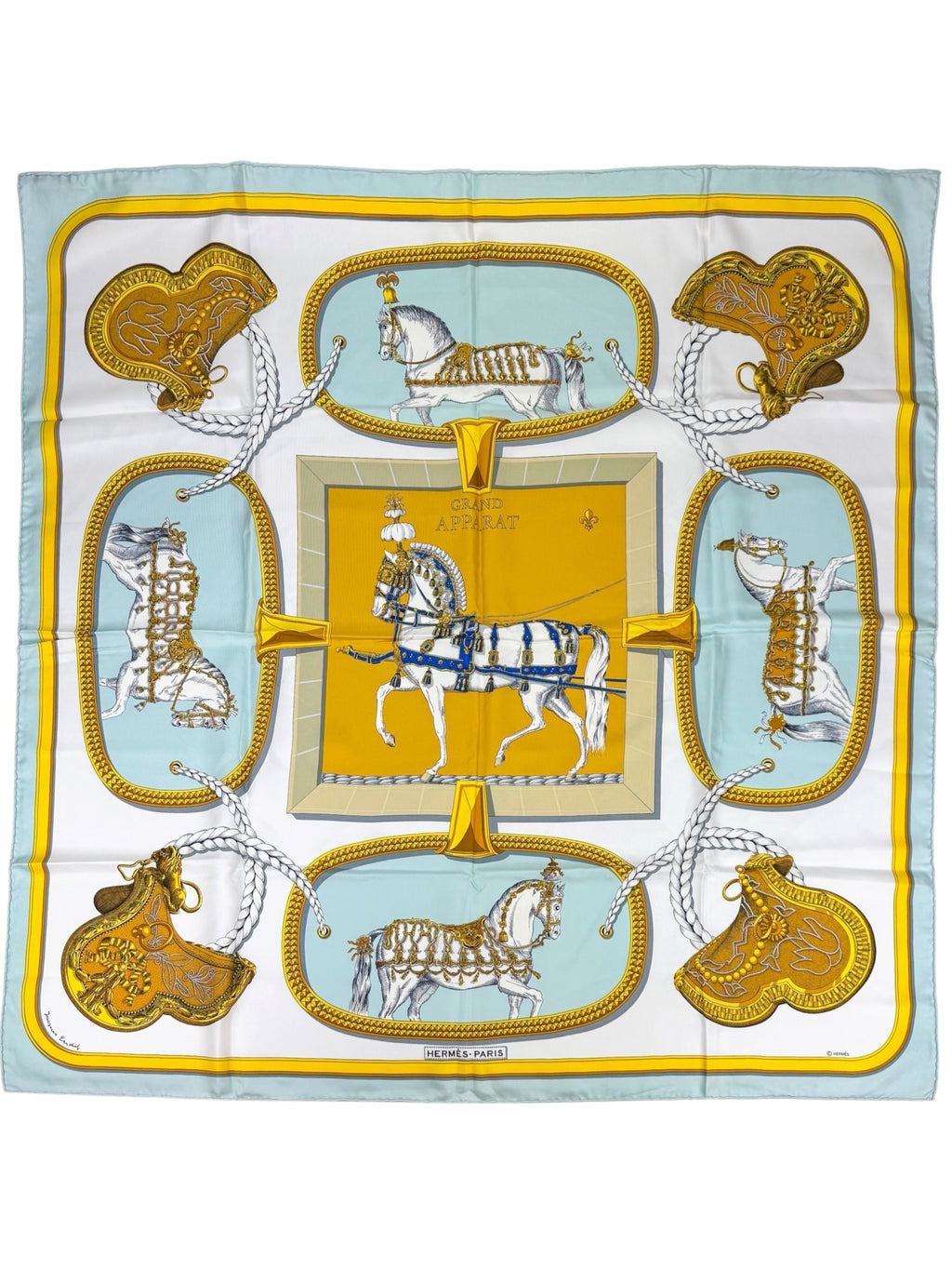 Hermès Grand Apparat Silk Scarf 90