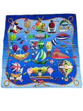 Hermès Les Folies Du Ciel Silk Scarf 90