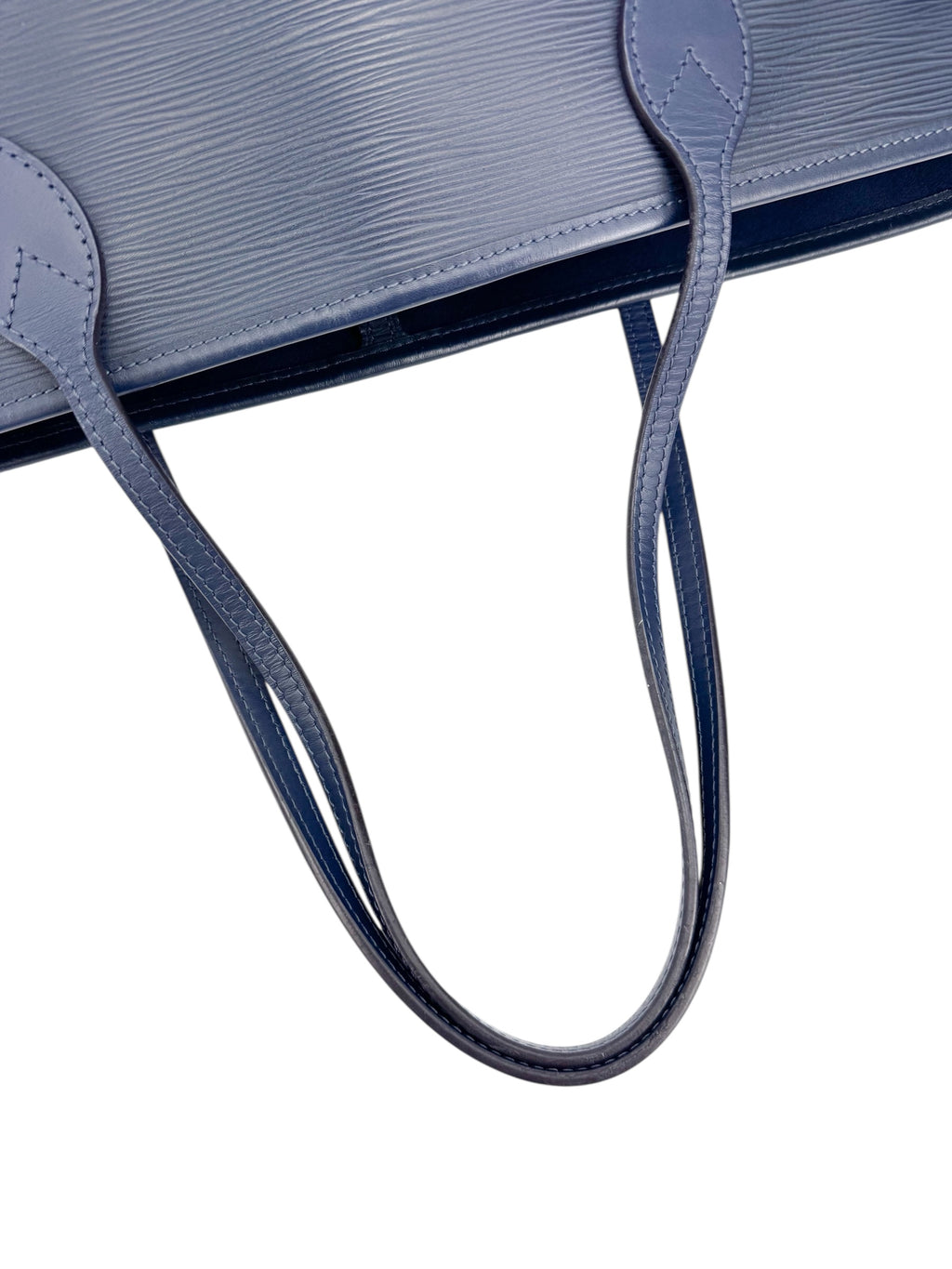 Louis Vuitton Navy Epi Leather Neverfull MM w/ Pouch