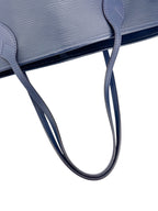 Louis Vuitton Navy Epi Leather Neverfull MM w/ Pouch