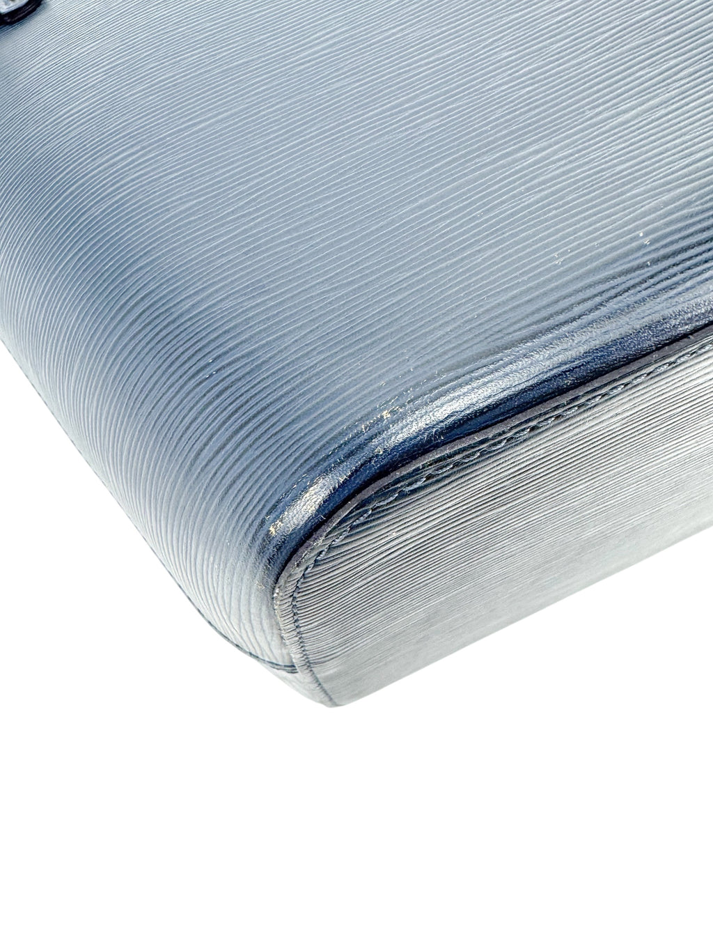 Louis Vuitton Navy Epi Leather Neverfull MM w/ Pouch