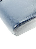 Louis Vuitton Navy Epi Leather Neverfull MM w/ Pouch