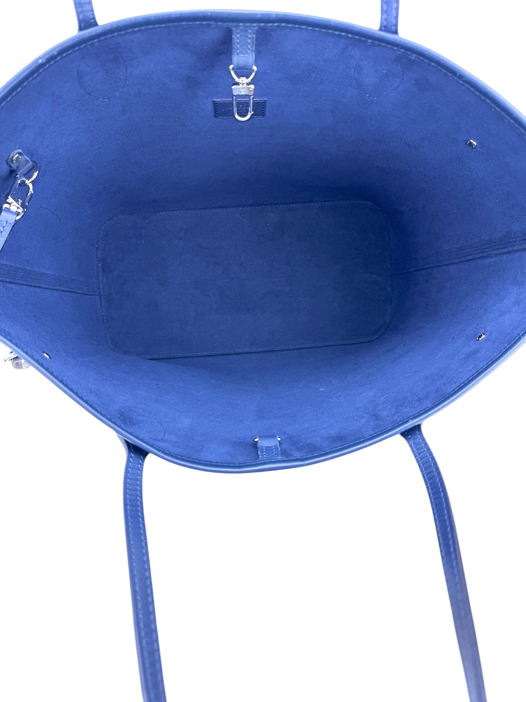 Louis Vuitton Navy Epi Leather Neverfull MM w/ Pouch