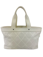 Chanel Coco Ivory Leather Tote