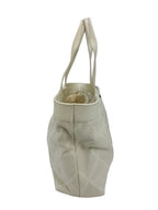 Chanel Coco Ivory Leather Tote