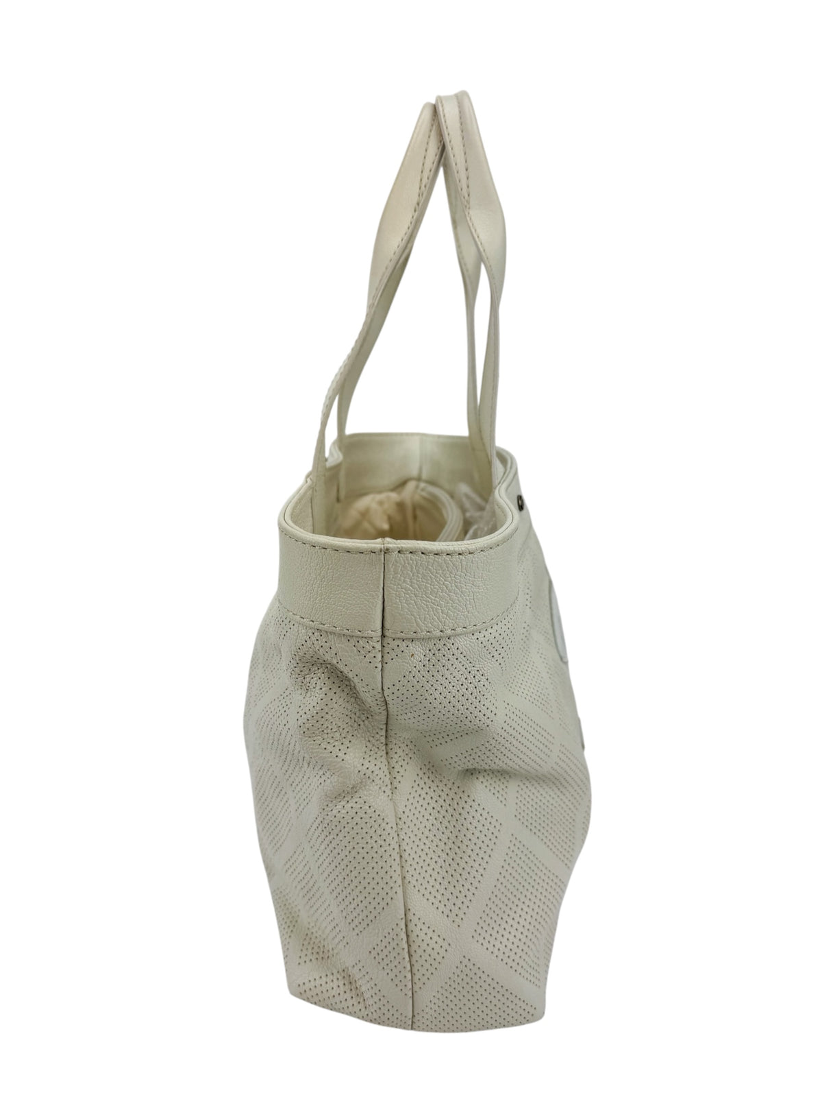 Chanel Coco Ivory Leather Tote