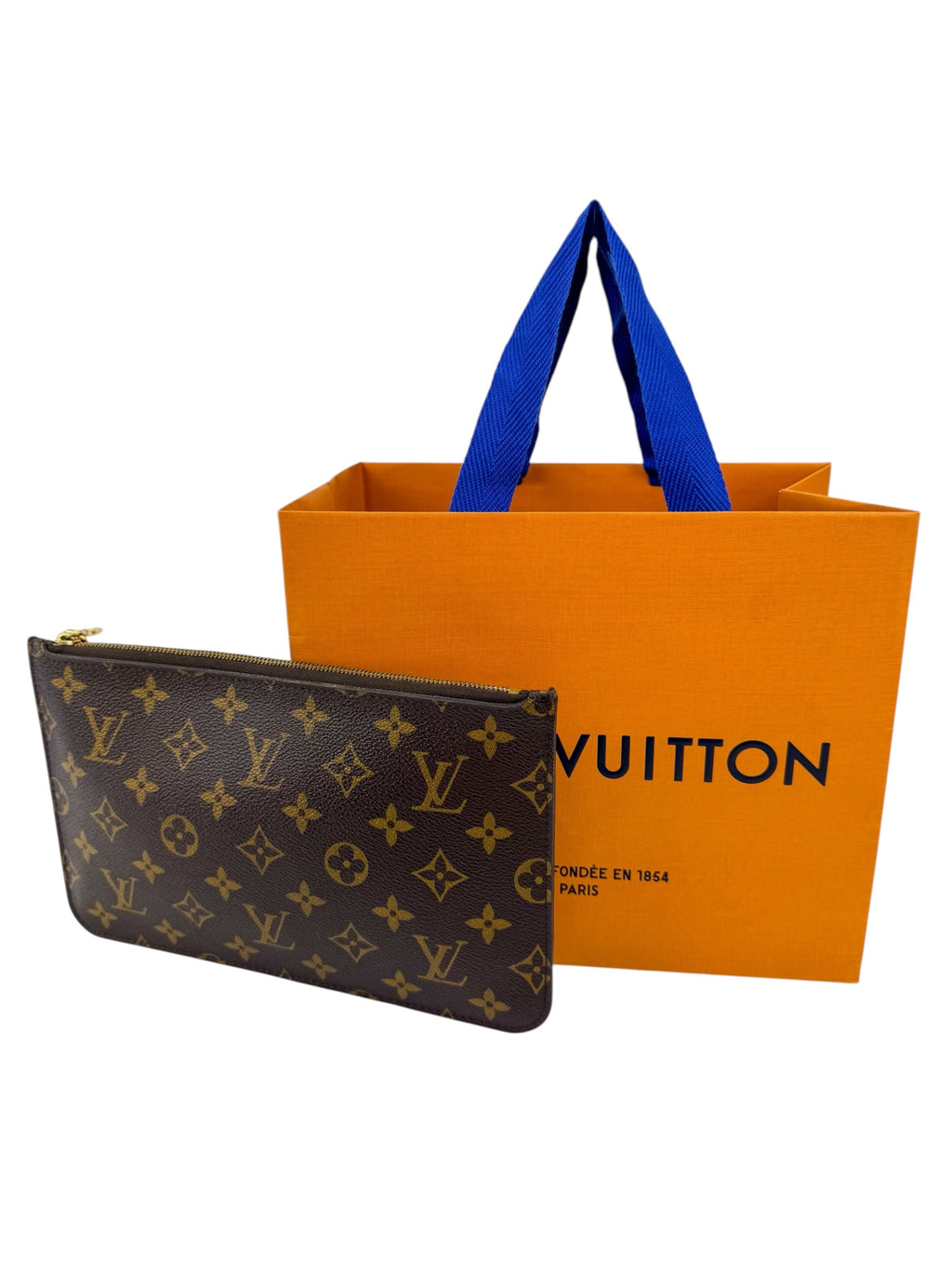 Louis Vuitton Monogram Neverfull Pouch/Wristlet