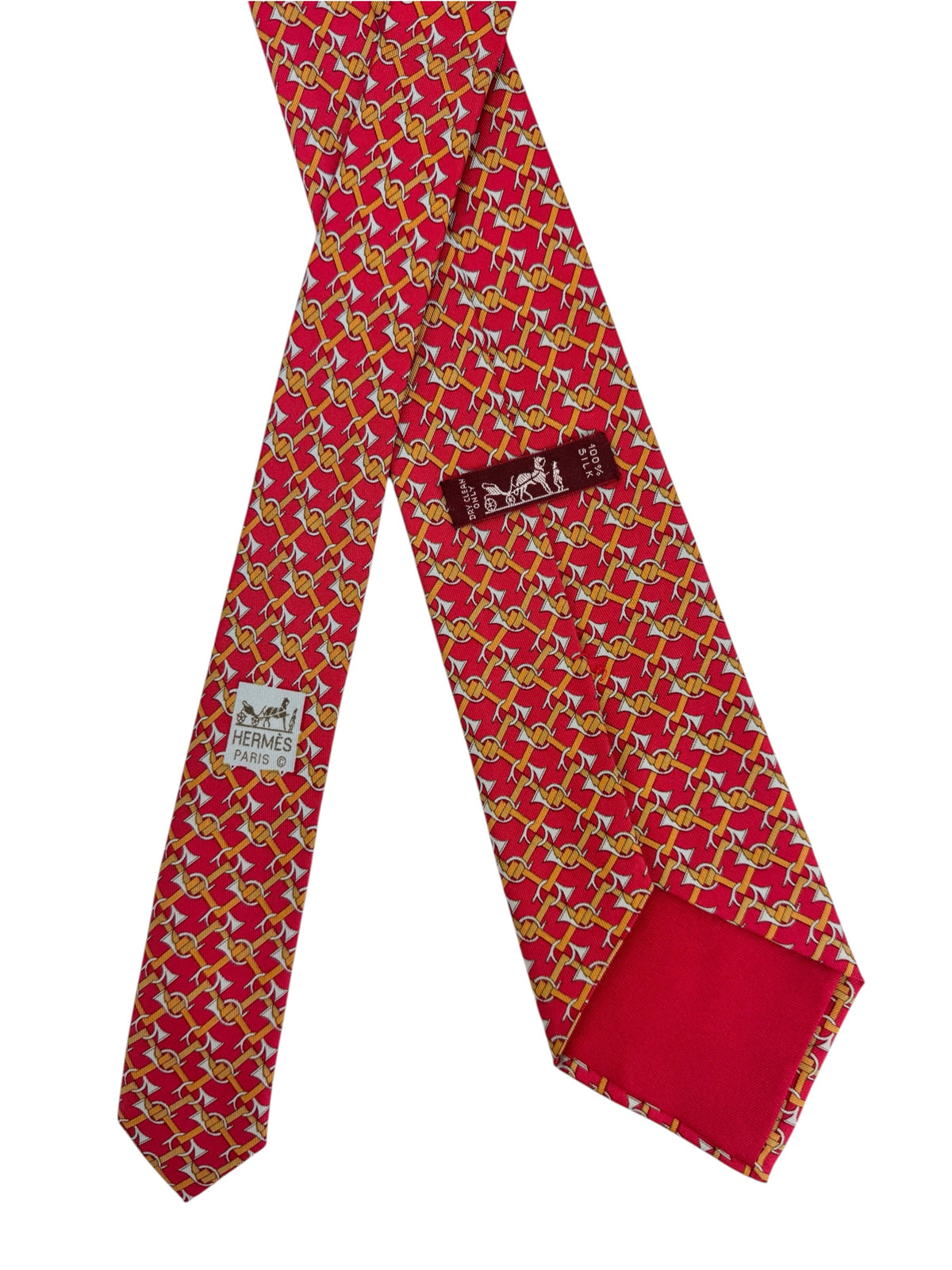 Hermès Men's Red Tie