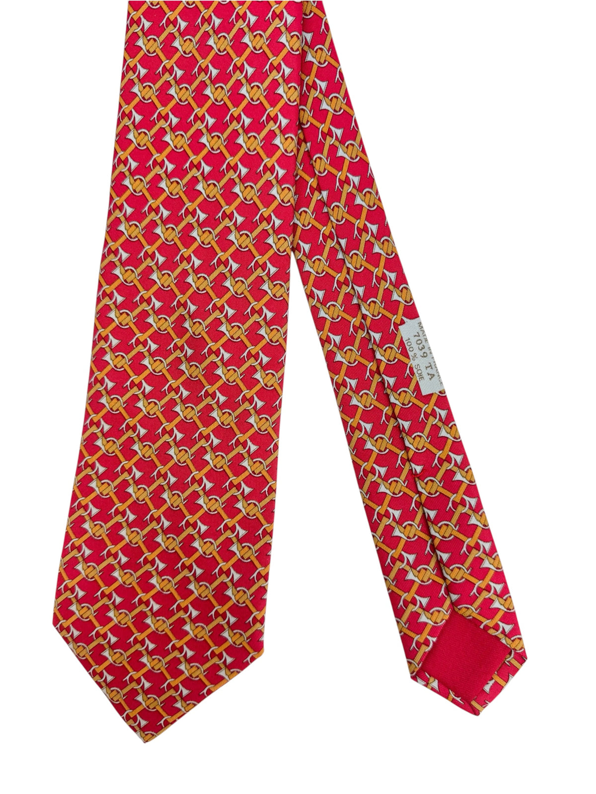 Hermès Men's Red Tie