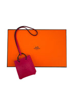 Hermès Pink Shopping Sac Bag Charm