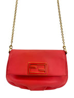 Fendi Pink Leather Fendista Bag