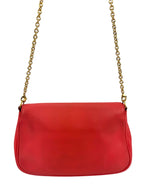 Fendi Pink Leather Fendista Bag