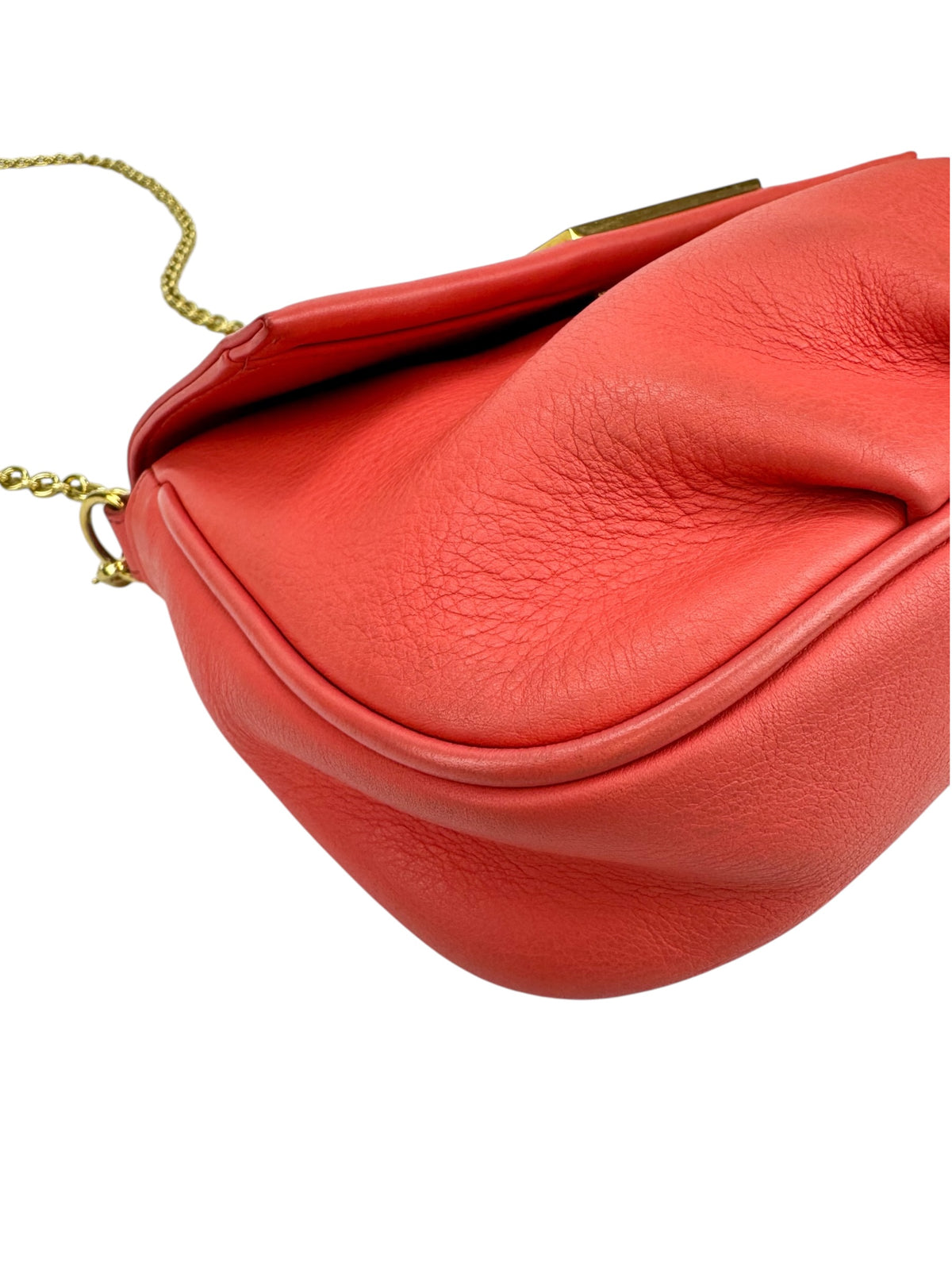 Fendi Pink Leather Fendista Bag