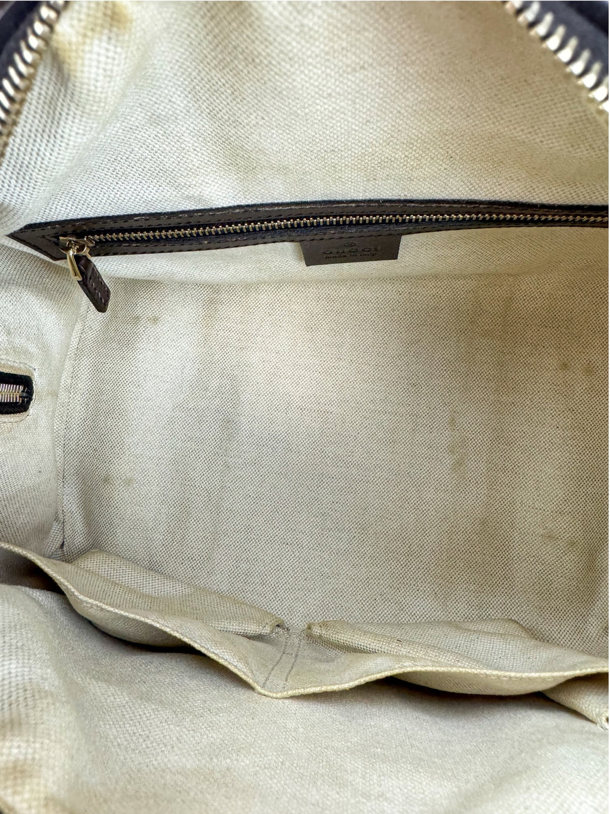 Gucci GG Canvas Boston Bag W/ Strap