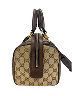 Gucci GG Canvas Boston Bag W/ Strap