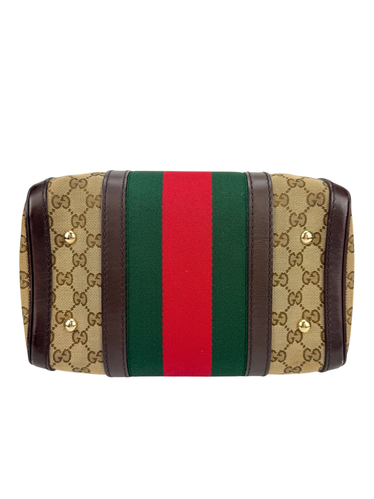 Gucci GG Canvas Boston Bag W/ Strap