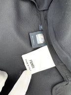Fendi Black Silk Jacket Size 40