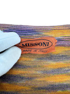 Missoni Orange/Purple Multi Color Skirt Size 42