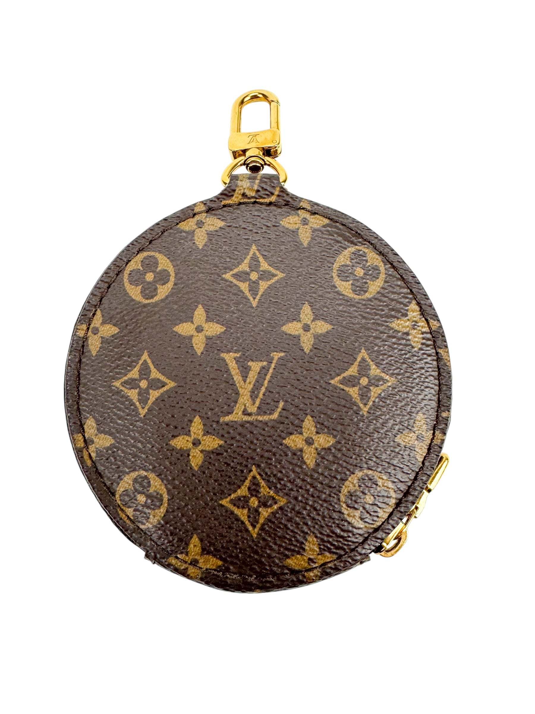 Louis Vuitton Monogram Round Coin Case