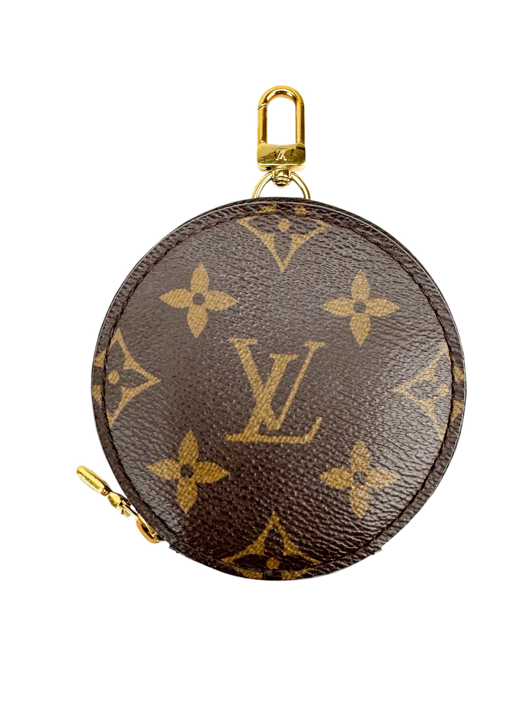 Louis Vuitton Monogram Round Coin Case
