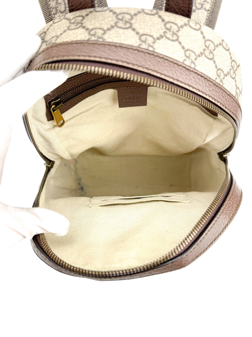 Gucci New Acero GG Supreme Canvas Small Ophidia Day Backpack