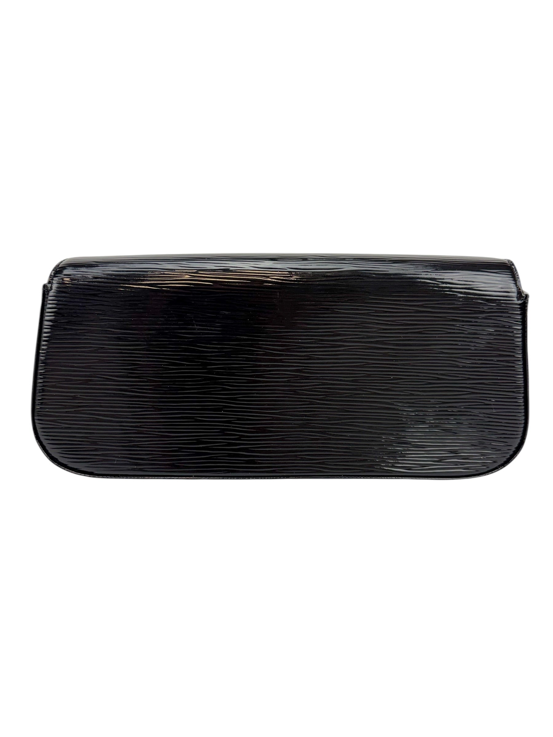 Louis Vuitton Black Epi Electric Sobe Clutch