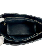 Chanel Black Patent Leather Medallion Tote
