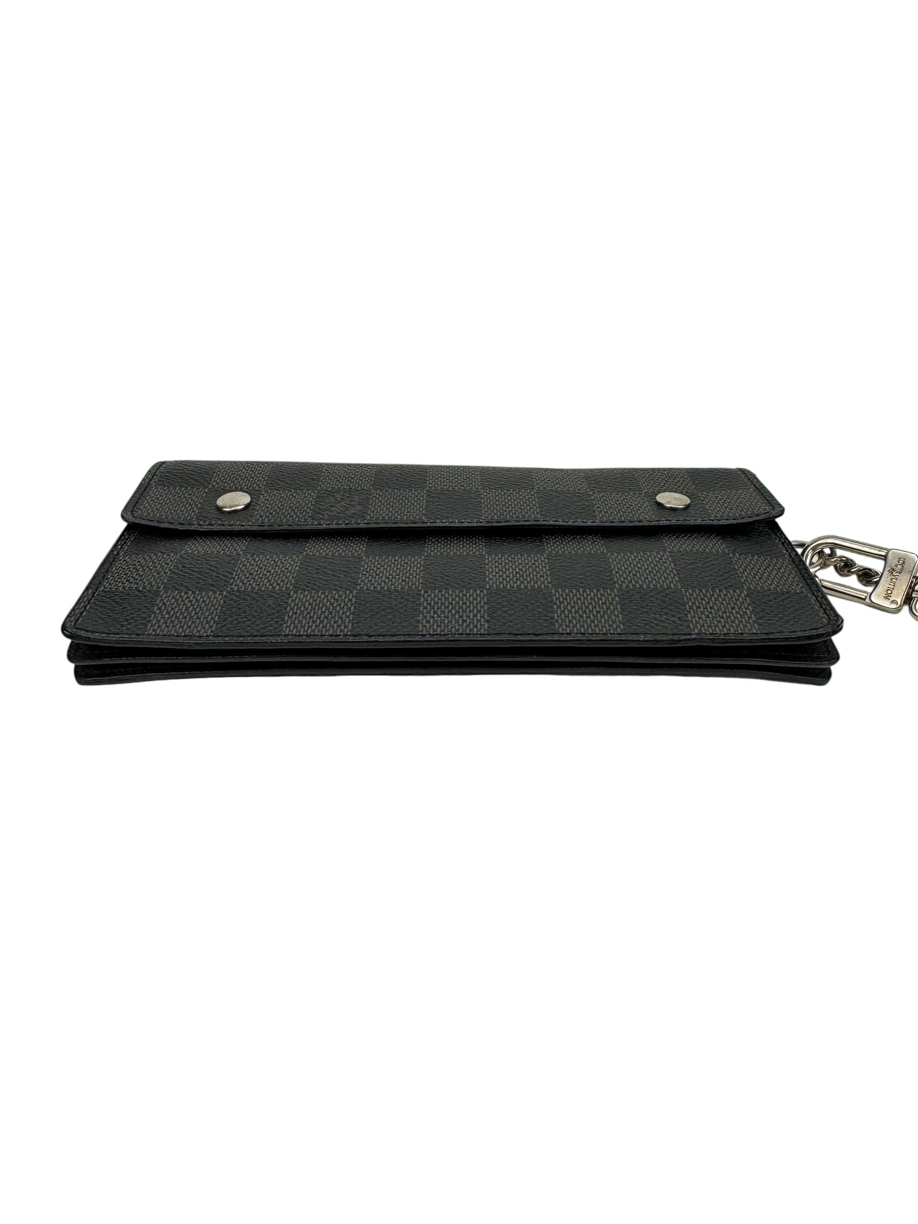 Louis Vuitton Damier Graphite Accordion Wallet Wristlet