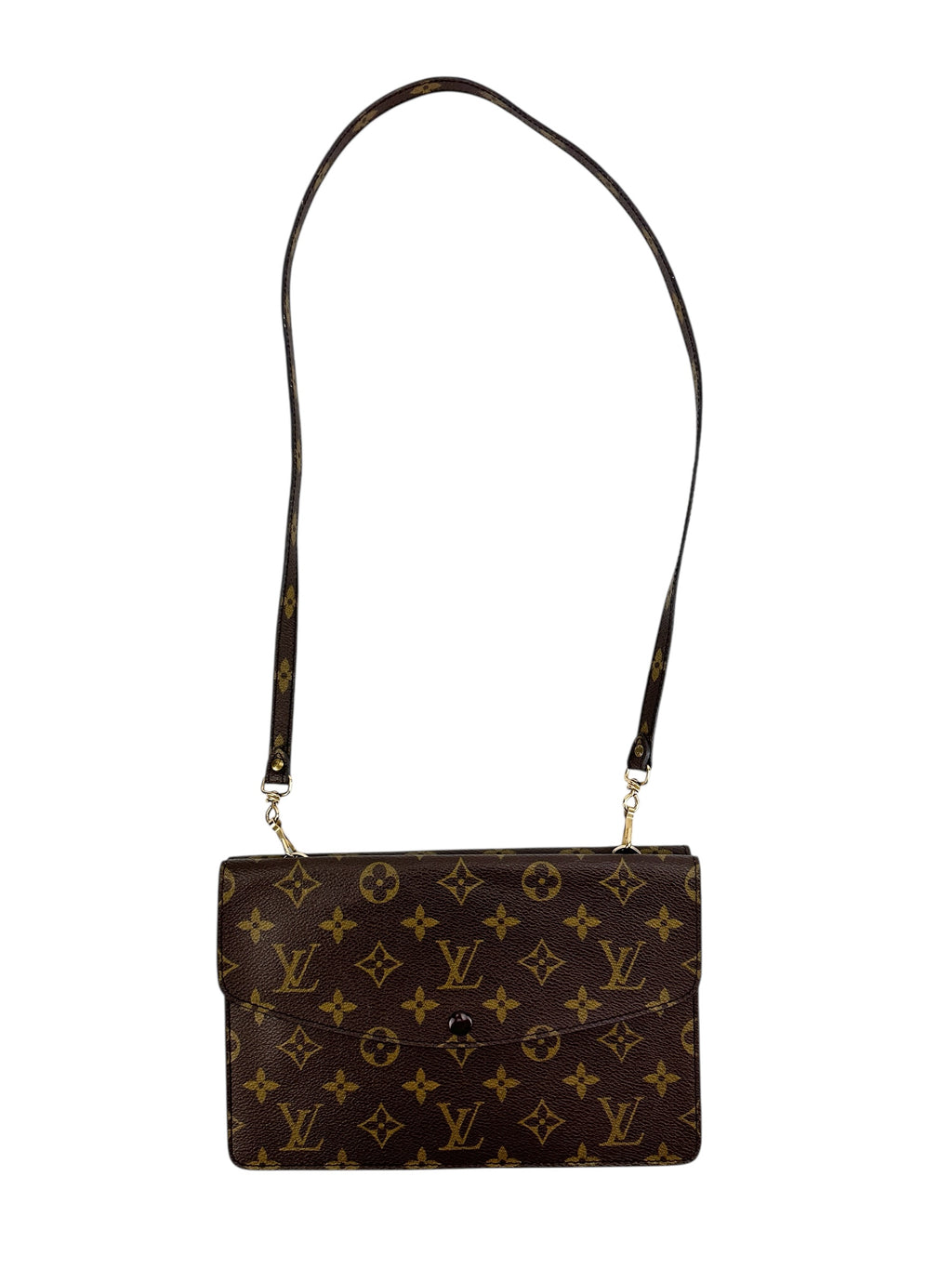 Louis Vuitton Monogram Double Rabat Pochette w/ strap