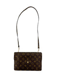 Louis Vuitton Monogram Double Rabat Pochette w/ strap