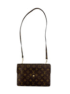 Louis Vuitton Monogram Double Rabat Pochette w/ strap
