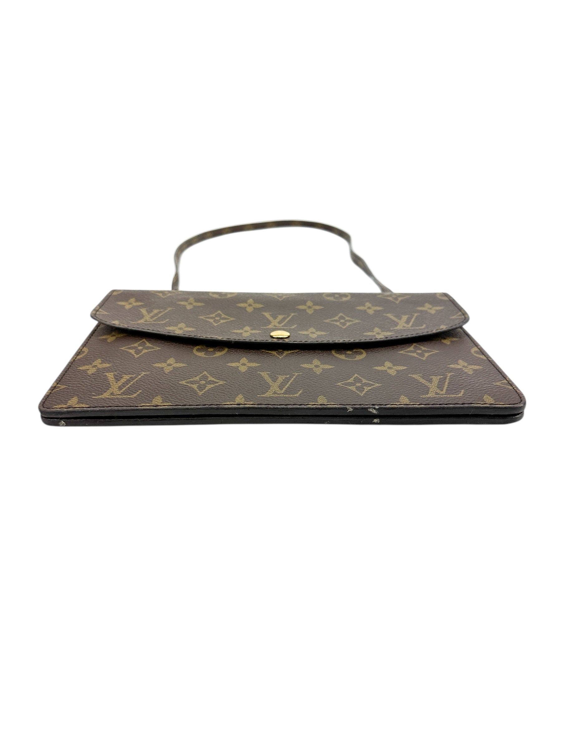 Louis Vuitton Monogram Double Rabat Pochette w/ strap