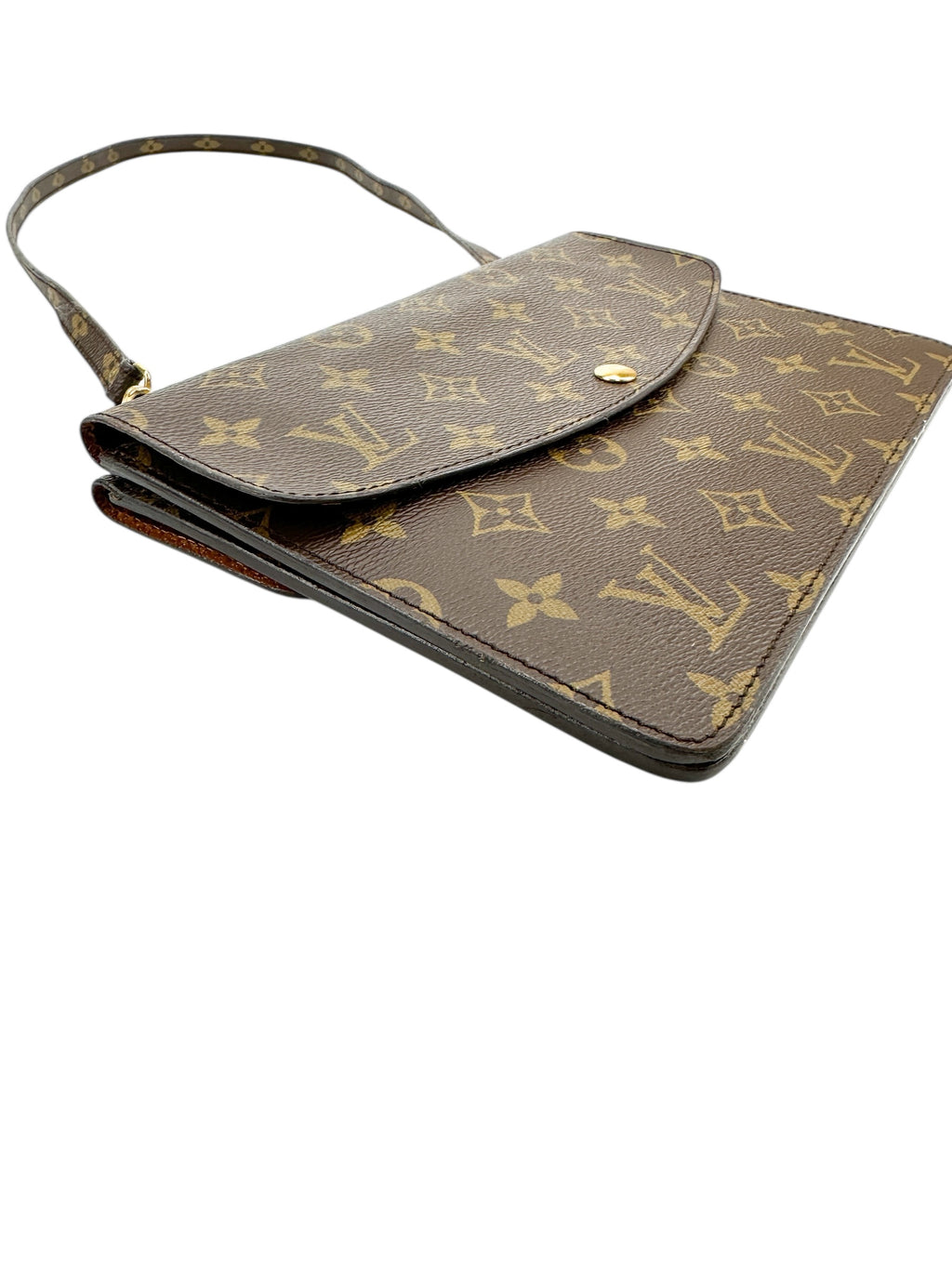 Louis Vuitton Monogram Double Rabat Pochette w/ strap