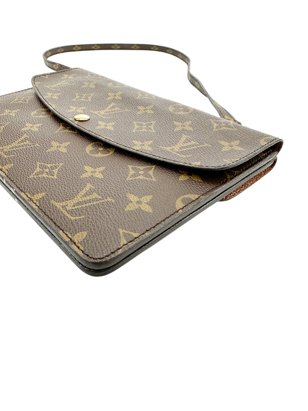 Louis Vuitton Monogram Double Rabat Pochette w/ strap