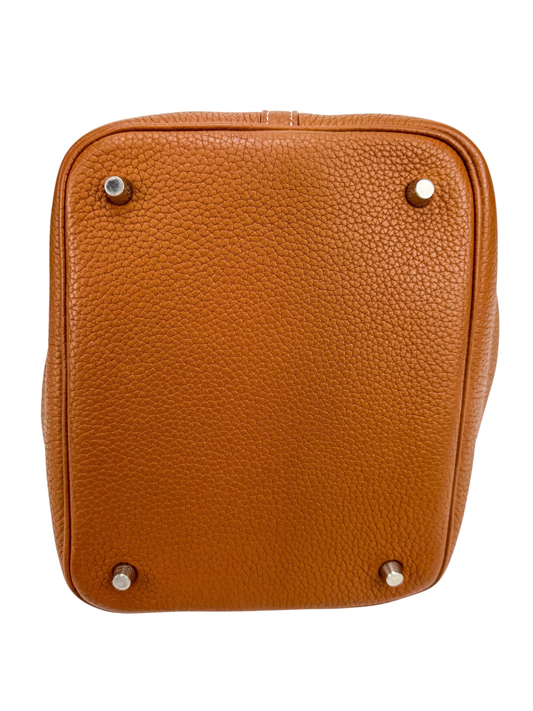 Hermès Gold Togo Picotin 22