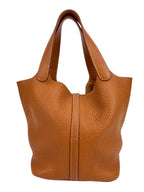 Hermès Gold Togo Picotin 22